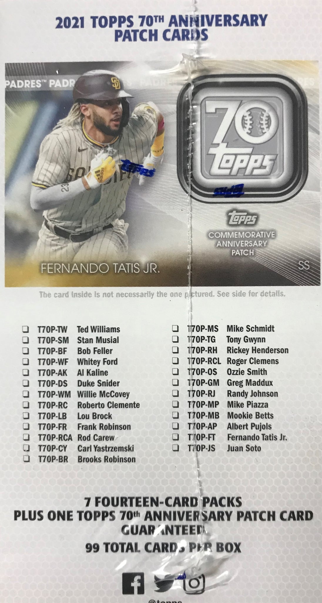 Fernando Tatis Jr 2023 Topps Series 2 Father's Day Commemorative