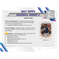 2021 Topps Baseball Series 2 Factory Sealed Blaster Box with an EXCLUSIVE Patch
