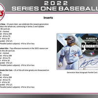 2022 Topps Baseball Series ONE Retail Box of 24 Packs