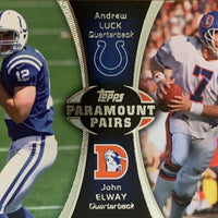 2012 Topps Football Paramount Pairs Insert Set with Andrew Luck, Robert Griffin III and more!
