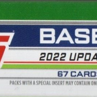 2022 Topps Baseball UPDATE Series 67 Card Hanger Box