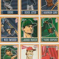 2013 Panini Triple Play Baseball Series Complete Mint 90 Card Set with Derek Jeter and Mike Trout Plus