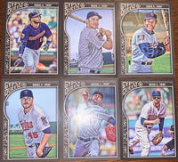 Minnesota Twins 2015 Topps GYPSY QUEEN Series Basic 6 Card Team Set with Rod Carew and Joe Mauer Plus
