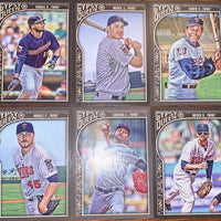 Minnesota Twins 2015 Topps GYPSY QUEEN Series Basic 6 Card Team Set with Rod Carew and Joe Mauer Plus