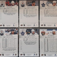 2021 2022 Upper Deck Hockey Series Complete Mint Basic 600 Card Set with Series #1, 2 and Extended