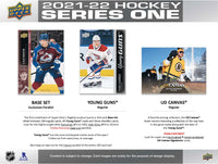 2021 2022 Upper Deck Hockey Series One Blaster Box
