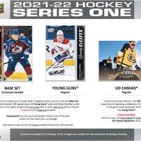 2021 2022 Upper Deck Hockey Series One Blaster Box