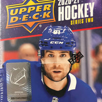 20 Box Sealed CASE of 2020 2021 Upper Deck Series Two Hockey Blaster Boxes with Dazzlers Green cards