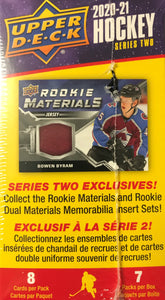 20 Box Sealed CASE of 2020 2021 Upper Deck Series Two Hockey Blaster Boxes with Dazzlers Green cards