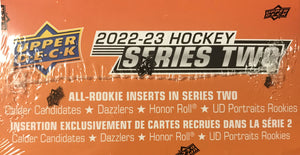 2022 2023 Series Two Factory Sealed Unopened Retail Box of 24 Packs with Young Guns Rookies