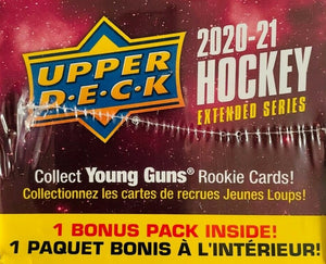 2020 2021 Upper Deck Hockey EXTENDED Series Blaster Box of Packs with Possible Young Guns