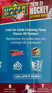 20 Box Sealed CASE of 2020 2021 Upper Deck Hockey EXTENDED Series Blaster Boxes