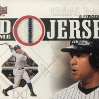 Alex Rodriguez  2010 Upper Deck Game Used Jersey (White with Blue Pinstripe)