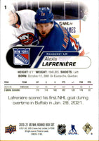 2020 2021 Upper Deck NHL STAR ROOKIES 25 Card Set with Alexis Lafrenière and Kirill Kaprizov PLUS
