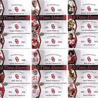 2011 Upper Deck Oklahoma Sooners Complete Mint Set PLUS Inserts with Adrian Peterson, Sam Bradford, Bosworth+