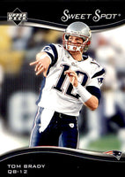 2005 Upper Deck Sweet Spot Football Complete 100 Card Set Loaded with Stars and Hall of Famers
