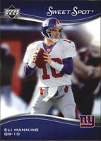 2005 Upper Deck Sweet Spot Football Complete 100 Card Set Loaded with Stars and Hall of Famers
