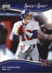 2005 Upper Deck Sweet Spot Football Complete 100 Card Set Loaded with Stars and Hall of Famers