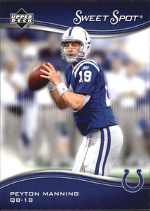 2005 Upper Deck Sweet Spot Football Complete 100 Card Set Loaded with Stars and Hall of Famers