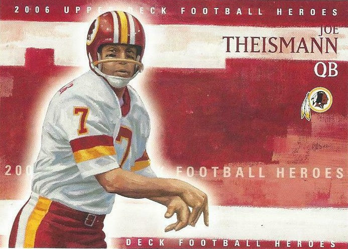 2006 Upper Deck Joe Theismann Football Heroes Insert Set