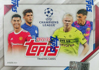 2021 2022 Topps UEFA Champions League Soccer Collection Factory Sealed Blaster Box
