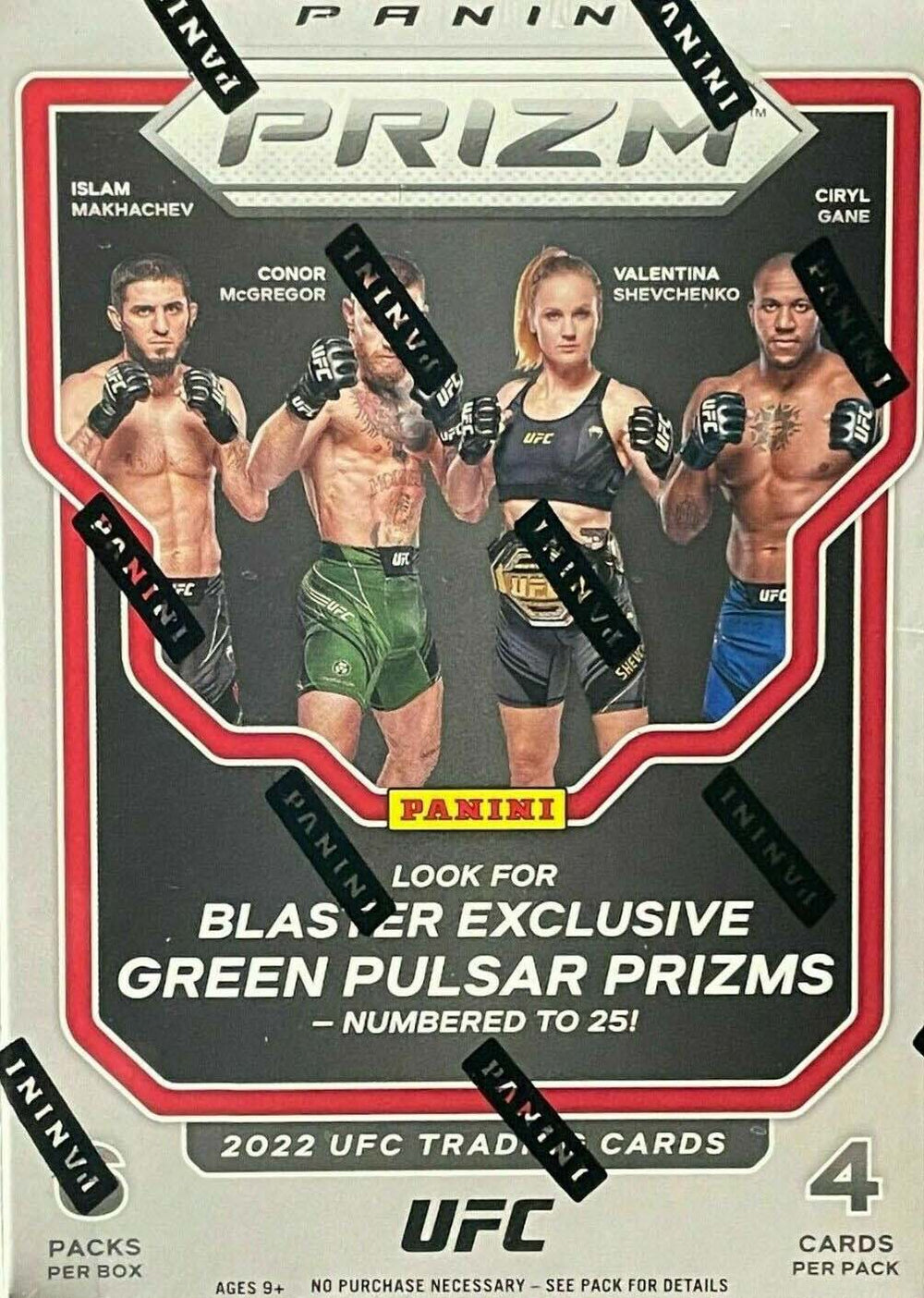 2022 UFC Panini PRIZM Factory Sealed Blaster Box with Possible Retail EXCLUSIVE Green Prizms