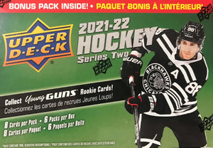 2021 2022 Upper Deck Hockey Series Two Blaster Box