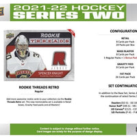 2021 2022 Upper Deck Hockey Series Two Factory Sealed Unopened TIN with an Exclusive Bonus 3 Card O Pee Chee Rookie Pack