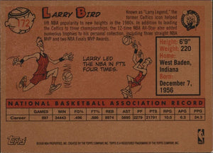 Larry Bird 2008 2009 Topps 1958-59 Variations Series Mint Card #172