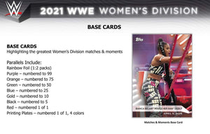 2021 Topps WWE WOMEN's Division Hobby Edition Sealed Box with One Autographed Card