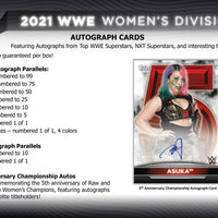 2021 Topps WWE WOMEN's Division Hobby Edition Sealed Box with One Autographed Card