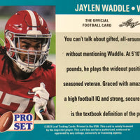 Jaylen Waddle 2021 Pro Set DRAFT DAY Short Printed Mint Rookie Card #PSDD6 Miami Dolphins First Round Pick