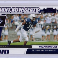 Micah Parsons 2021 Panini Contenders Draft Picks Front Row Seats PURPLE Series Mint ROOKIE Card #3