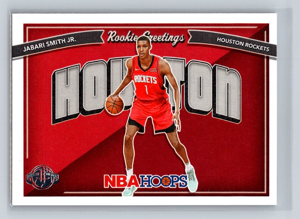 Jabari Smith Jr. 2022 2023 Panini Hoops Rookie Greetings Series Mint Rookie Card #3