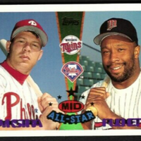 Kirby Puckett 1995 Topps Traded and Rookies Mid All-Star Series Mint Card #162