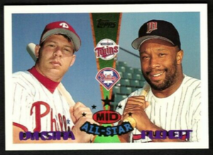 Kirby Puckett 1995 Topps Traded and Rookies Mid All-Star Series Mint Card #162