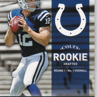 Andrew Luck 2012 Prestige Extra Points Blue Series Mint Rookie Card #229