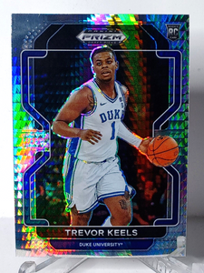 Trevor Keels 2022 2023 Panini Prizm Draft Picks Hyper Prizm Series Mint Rookie Card #85