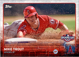 Los Angeles Angels 2015 OPENING DAY Series 9 card Team Set with MikeTrout
