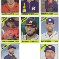 Houston Astros 2015 Topps HERITAGE 8 Card Team Set with George Springer All Star Rookie