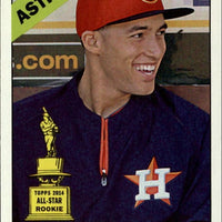 Houston Astros 2015 Topps HERITAGE 8 Card Team Set with George Springer All Star Rookie