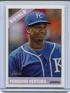 Yordano Ventura 2015 Topps Heritage Series Mint SHORTPRINT Card #479