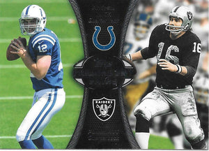 Andrew Luck 2012 Topps Paramount Pairs Series Mint Card  #PA-LP with Jim Plunkett