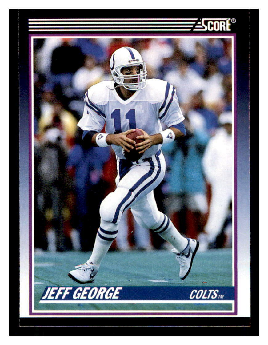 Jeff George 1990 Score Supplemental Series Mint Card #78T