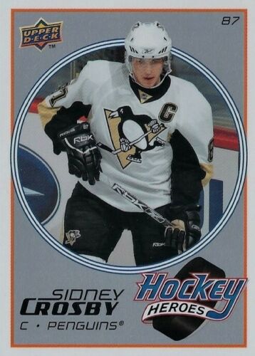 Sidney Crosby 2008 2009 Upper Deck Hockey Heroes Card #HH1