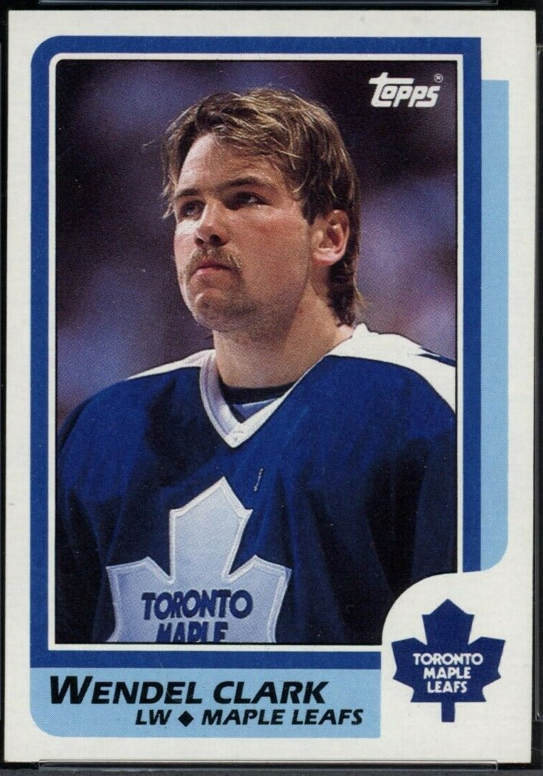 Wendel Clark 1986 1987 Topps ROOKIE Card #149