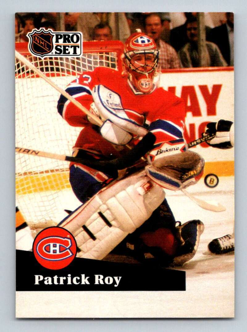 Patrick Roy 1991 1992 Pro Set Card #125