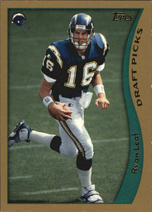 Ryan Leaf 1998 Topps Draft Picks Series Mint ROOKIE Card #332