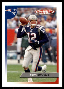 Tom Brady 2005 Topps Total Checklist Series Mint Card #TC19