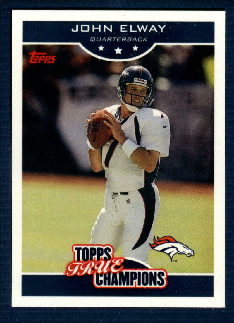 John Elway 2006 Topps True Champions Series Mint Card #9